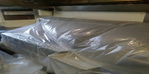 Restaurant Cleaning Service, Plastic to protect Kitchen in Columbus Restaurant, Kitchen Exhaust Cleaning